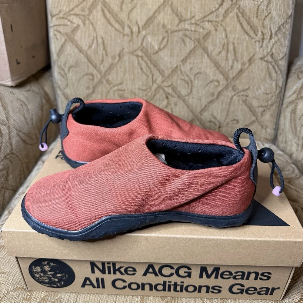 Nike ACG MOC Ruggeg Orange / Black DZ3407 800 Men's Size 6‎ Women's 7.5 Clean!